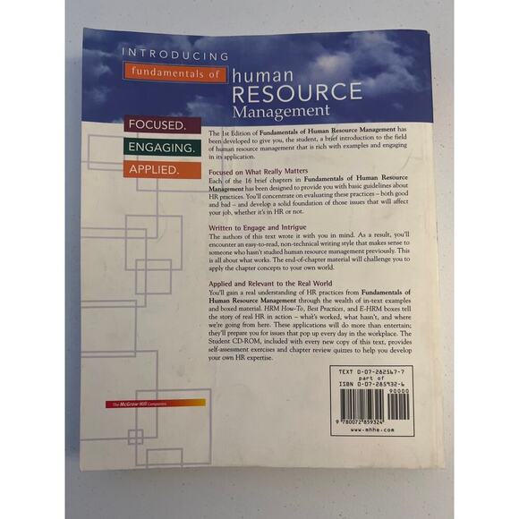 Fundamentals of Human Resources Management Text Book - Picture 4 of 7